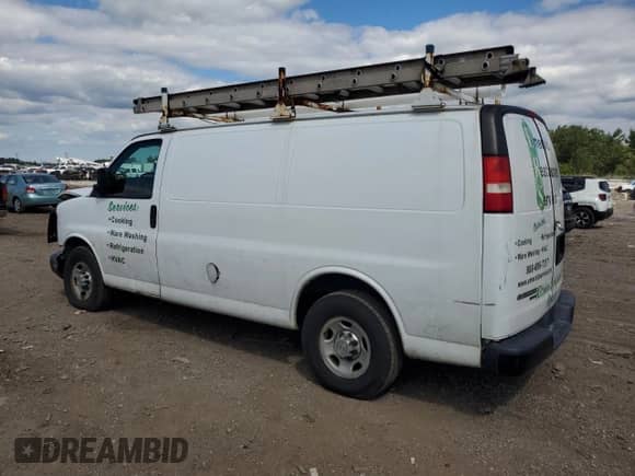 2013 Chevrolet Express Cargo with VIN 1GCWGFCA6D1143242, listed as a Copart auction lot 70320265 with 330,928 mi miles and Salvage title. Bid and sale history available at DreamBid. Image 2.
