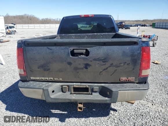 2007 GMC Sierra 1500 SLE1 with VIN 2GTEC19C971711856, listed as a Copart auction lot 49693165 with 329,400 mi miles and Salvage title. Bid and sale history available at DreamBid. Image 6.