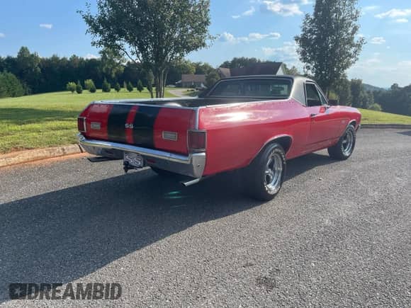 1971 Chevrolet El Camino with VIN 136801K207804, listed as a Copart auction lot 80995265 with 55,508 mi miles and Clean title. Bid and sale history available at DreamBid. Image 4.