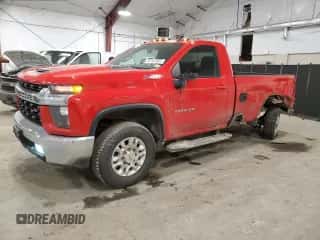 2022 Chevrolet Silverado 3500 с VIN 1GC3YTEYXNF115957, выставлен на аукционе Copart как лот 48182955 с пробегом 28 213 миль миль и Списание • Salvage title. История ставок и продаж доступна на DreamBid. Изображение 1.