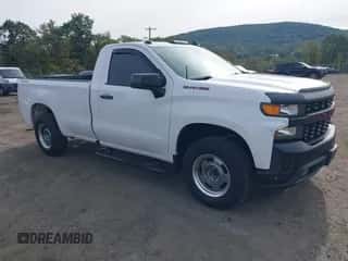 2021 Chevrolet Silverado 1500 Work Truck z VIN 3GCNYAEK8MG331165, wystawiony jako IAAI lot #43320274 z przebiegiem 49 825 mil mil oraz . Historia ofert i sprzedaży dostępna na DreamBid. Obrazek 1.