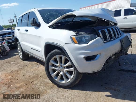 2017 Jeep Grand Cherokee Limited z VIN 1C4RJFBT2HC952183, wystawiony jako IAAI lot #42863514 z przebiegiem 113 422 mil mil oraz . Historia ofert i sprzedaży dostępna na DreamBid. Obrazek 1.