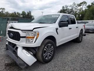 2022 Ford F-150 XL с VIN 1FTEW1EP3NKE61219, выставлен на аукционе Copart как лот 80440355 с пробегом 89 119 миль миль и Списание • Salvage title. История ставок и продаж доступна на DreamBid. Изображение 1.