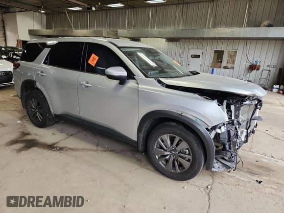 2022 Nissan Pathfinder S with VIN 5N1DR3AC5NC225579, listed as a Copart auction lot 69977475 with 76,673 mi miles and Non repairable. Bid and sale history available at DreamBid. Image 4.