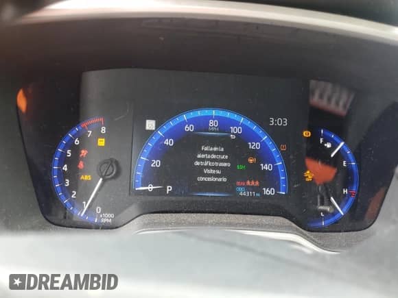 2022 Toyota Corolla XSE with VIN JTNC4MBE1N3165512, listed as a Copart auction lot 60106665 with 44,311 mi miles and Salvage title. Bid and sale history available at DreamBid. Image 9.