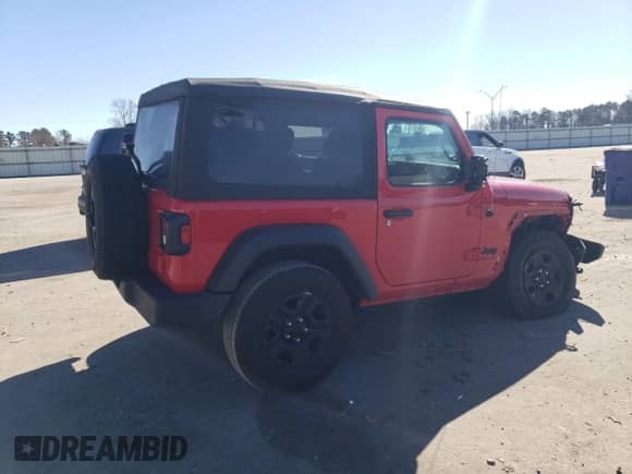 2022 Jeep Wrangler Willys Sport с VIN 1C4GJXAN8NW246054, выставлен на аукционе Copart как лот 43155835 с пробегом 31 384 миль миль и Списание • Salvage title. История ставок и продаж доступна на DreamBid. Изображение 3.
