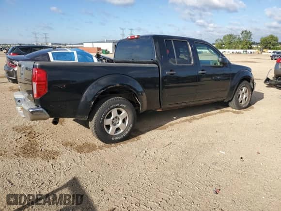 2007 Nissan Frontier SE with VIN 1N6AD09U07C455497, listed as a Copart auction lot 71618105 with 126,079 mi miles and Salvage title. Bid and sale history available at DreamBid. Image 3.