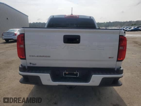 2021 Chevrolet Colorado 4WD Z71 with VIN 1GCGTDEN7M1233424, listed as a Copart auction lot 69116365 with Not provided miles and Salvage title. Bid and sale history available at DreamBid. Image 6.