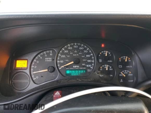 2002 GMC Sierra 1500 z VIN 1GTEC14W22Z240649, wystawiony jako Copart lot #42958365 z przebiegiem 105 857 mil mil oraz Szkoda całkowita • Salvage title. Historia ofert i sprzedaży dostępna na DreamBid. Obrazek 9.