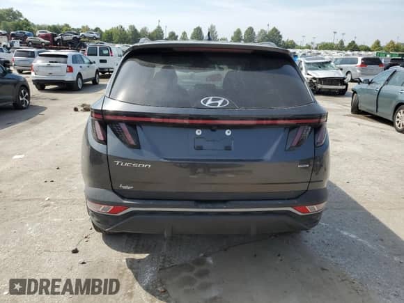 2023 Hyundai Tucson SEL with VIN 5NMJBCAE4PH209102, listed as a Copart auction lot 81286485 with 70,309 mi miles and Salvage title. Bid and sale history available at DreamBid. Image 6.