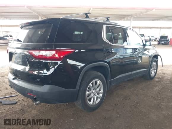 2018 Chevrolet Traverse LT Cloth with VIN 1GNEVGKW9JJ111294, listed as a IAAI auction lot 42909807 with 96,624 mi miles and . Bid and sale history available at DreamBid. Image 4.