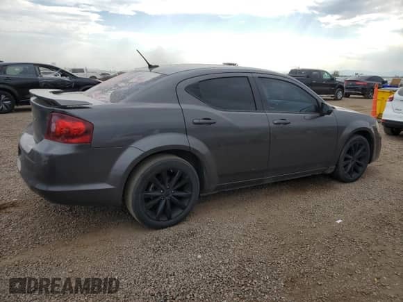 2014 Dodge Avenger SXT z VIN 1C3CDZCB7EN237621, wystawiony jako Copart lot #70506715 z przebiegiem 120 341 mil mil oraz Czysty tytuł • Clean title. Historia ofert i sprzedaży dostępna na DreamBid. Obrazek 3.