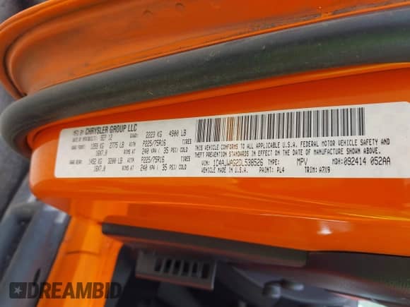 2013 Jeep Wrangler Sport with VIN 1C4AJWAG2DL538526, listed as a IAAI auction lot 42378501 with 81,709 mi miles and . Bid and sale history available at DreamBid. Image 9.