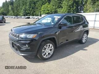 2023 Jeep Compass Latitude Lux with VIN 3C4NJDFN1PT519505, listed as a Copart auction lot 61608545 with 43,581 mi miles and Salvage title. Bid and sale history available at DreamBid. Image 1.