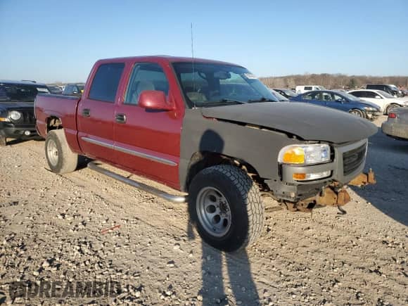 2004 GMC Sierra 1500 SLT with VIN 2GTEK13T441380451, listed as a Copart auction lot 85907364 with 284,973 mi miles and Salvage title. Bid and sale history available at DreamBid. Image 4.