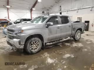 2022 Chevrolet Silverado 1500 LT with VIN 1GCPYJEK5NZ185544, listed as a Copart auction lot 45483905 with 26,545 mi miles and Salvage title. Bid and sale history available at DreamBid. Image 1.