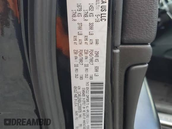 2018 Jeep Grand Cherokee Laredo z VIN 1C4RJEAGXJC399979, wystawiony jako Copart lot #66686455 z przebiegiem 108 942 mil mil oraz Szkoda całkowita • Salvage title. Historia ofert i sprzedaży dostępna na DreamBid. Obrazek 13.