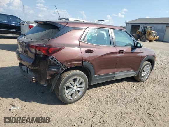 2022 Chevrolet TrailBlazer LS with VIN KL79MNSL8NB012972, listed as a Copart auction lot 81439595 with 19,546 mi miles and Clean title. Bid and sale history available at DreamBid. Image 3.