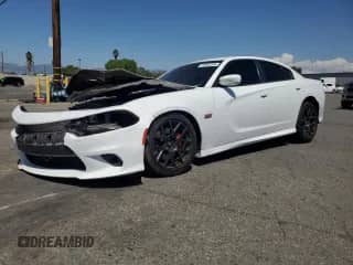 2017 Dodge Charger R/T Scat Pack with VIN 2C3CDXGJ4HH595696, listed as a Copart auction lot 71895145 with 71,474 mi miles and Salvage title. Bid and sale history available at DreamBid. Image 1.