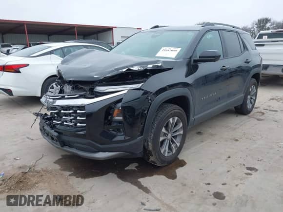 2025 Chevrolet Equinox FWD LT с VIN 3GNAXHEG7SL123425, выставлен на аукционе IAAI как лот 41642089 с пробегом 8 469 миль миль и . История ставок и продаж доступна на DreamBid. Изображение 2.