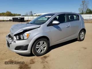 2016 Chevrolet Sonic LT with VIN 1G1JC6SH5G4150182, listed as a Copart auction lot 81859205 with 86,280 mi miles and Salvage title. Bid and sale history available at DreamBid. Image 1.