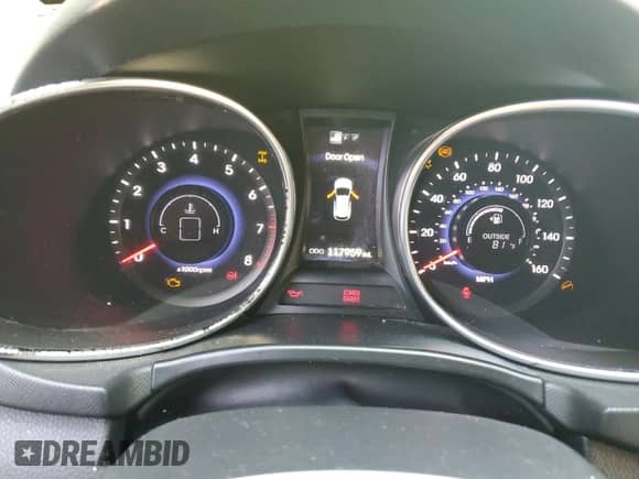 2013 Hyundai Santa Fe Limited с VIN KM8SRDHF2DU004303, выставлен на аукционе Copart как лот 64779025 с пробегом 117 959 миль миль и Списание • Salvage title. История ставок и продаж доступна на DreamBid. Изображение 9.
