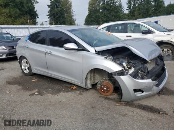 2012 Hyundai Elantra GLS with VIN KMHDH4AE4CU406075, listed as a Copart auction lot 85378265 with 238,470 mi miles and Clean title. Bid and sale history available at DreamBid. Image 4.