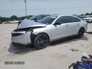 2024 Honda Accord Sport with VIN 1HGCY2F50RA046070, listed as a Copart auction lot 60700085 with 125,682 mi miles and Salvage title. Bid and sale history available at DreamBid. Image 1.