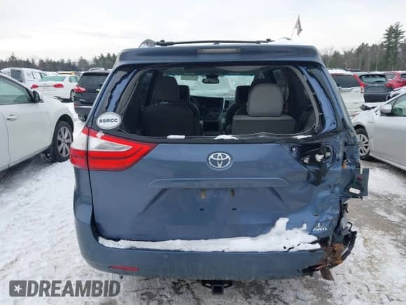 2017 Toyota Sienna XLE with VIN 5TDDZ3DC9HS159153, listed as a IAAI auction lot 41350390 with 110,715 mi miles and . Bid and sale history available at DreamBid. Image 16.