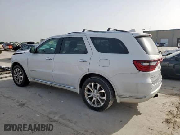 2016 Dodge Durango Citadel with VIN 1C4RDJEG0GC485904, listed as a Copart auction lot 56423465 with 103,206 mi miles and Salvage title. Bid and sale history available at DreamBid. Image 2.