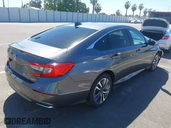 2021 Honda Accord EX-L with VIN 1HGCV3F57MA008343, listed as a IAAI auction lot 42338320 with 53,197 mi miles and . Bid and sale history available at DreamBid. Image 4.