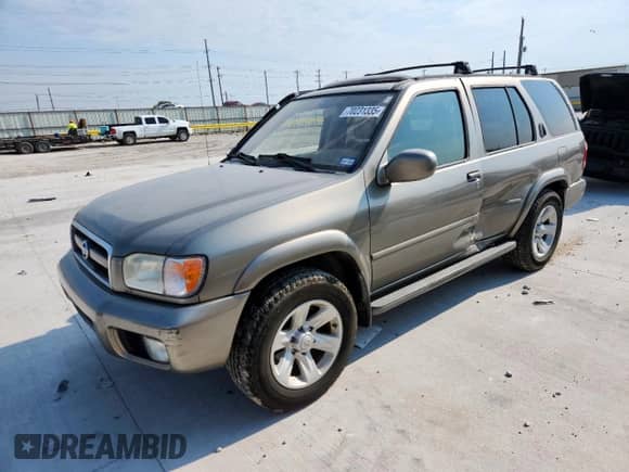 2003 Nissan Pathfinder LE with VIN JN8DR09Y93W837335, listed as a Copart auction lot 70231335 with 119,960 mi miles and Salvage title. Bid and sale history available at DreamBid. Image 1.