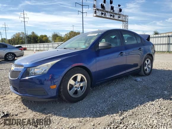 2013 Chevrolet Cruze LS with VIN 1G1PA5SG6D7245796, listed as a Copart auction lot 87201455 with 127,907 mi miles and Salvage title. Bid and sale history available at DreamBid. Image 1.