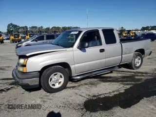 2004 Chevrolet Silverado 1500 Work Truck with VIN 2GCEC19T241379481, listed as a Copart auction lot 48915705 with 111,331 mi miles and Salvage title. Bid and sale history available at DreamBid. Image 1.