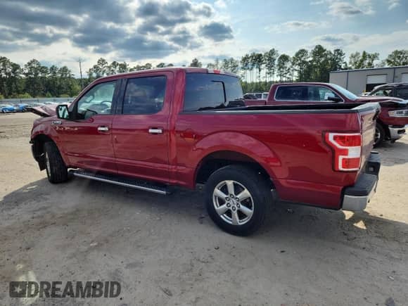 2019 Ford F-150 XL with VIN 1FTEW1CP3KFD40536, listed as a Copart auction lot 71777045 with 54,382 mi miles and Salvage title. Bid and sale history available at DreamBid. Image 2.