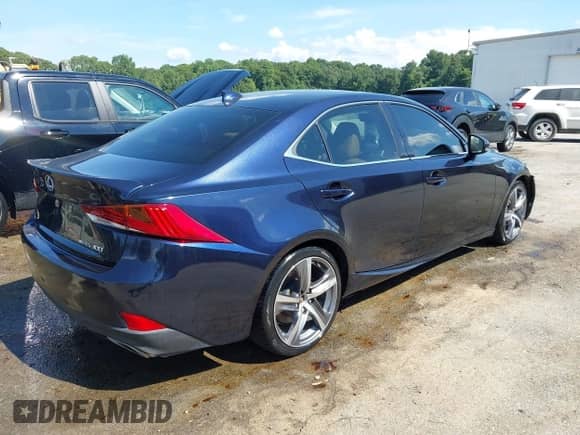 2017 Lexus IS 300 with VIN JTHCM1D2XH5015296, listed as a IAAI auction lot 42844522 with 109,194 mi miles and . Bid and sale history available at DreamBid. Image 4.