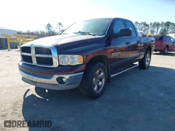 2005 Dodge 1500 SLT with VIN 1D7HU18N25S200568, listed as a IAAI auction lot 41714710 with 345,319 mi miles and . Bid and sale history available at DreamBid. Image 2.