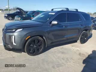 2024 Hyundai Palisade XRT с VIN KM8R34GE6RU793250, выставлен на аукционе Copart как лот 46990715 с пробегом 10 322 миль миль и Списание • Salvage title. История ставок и продаж доступна на DreamBid. Изображение 1.