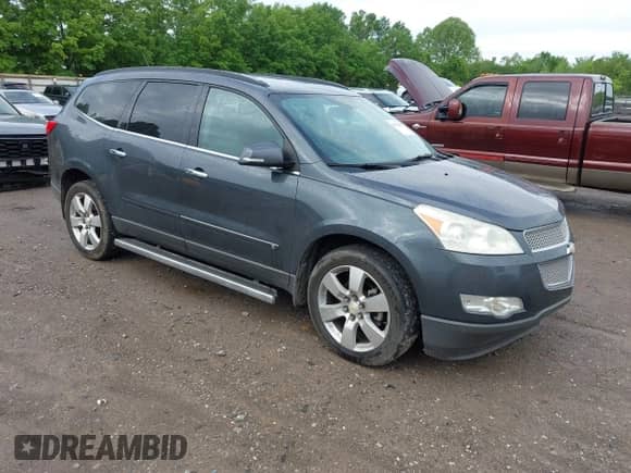 2009 Chevrolet Traverse LTZ with VIN 1GNER33DX9S124927, listed as a IAAI auction lot 42192814 with 185,302 mi miles and . Bid and sale history available at DreamBid. Image 1.