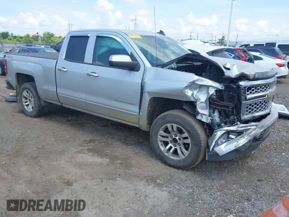 2015 Chevrolet Silverado 1500 LT z VIN 1GCVKREHXFZ431825, wystawiony jako IAAI lot #42714255 z przebiegiem 172 750 mil mil oraz . Historia ofert i sprzedaży dostępna na DreamBid. Obrazek 1.