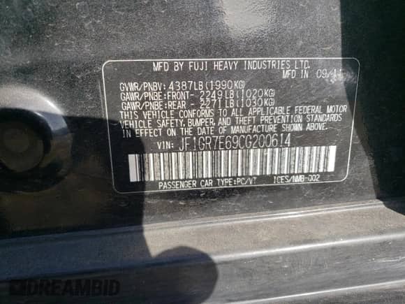 2012 Subaru WRX WRX Limited with VIN JF1GR7E69CG200614, listed as a Copart auction lot 84566314 with 104,524 mi miles and Salvage title. Bid and sale history available at DreamBid. Image 13.