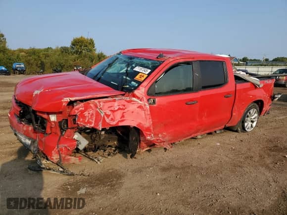 2020 Chevrolet Silverado 1500 Custom z VIN 3GCPYBEK6LG373766, wystawiony jako Copart lot #71197345 z przebiegiem 63 075 mil mil oraz Szkoda całkowita • Salvage title. Historia ofert i sprzedaży dostępna na DreamBid. Obrazek 1.