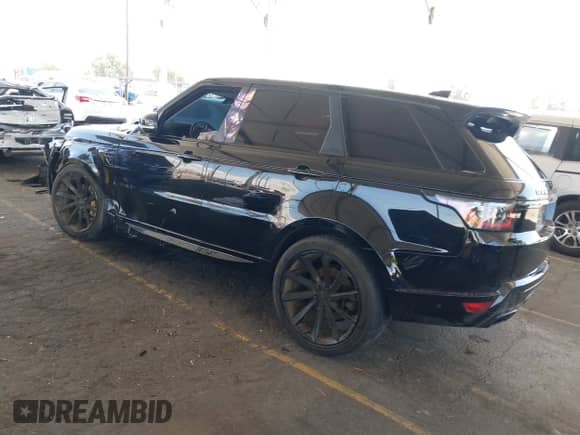 2018 Land Rover Range Rover Sport HSE with VIN SALWR2RV1JA809621, listed as a IAAI auction lot 43139205 with 77,121 mi miles and . Bid and sale history available at DreamBid. Image 3.