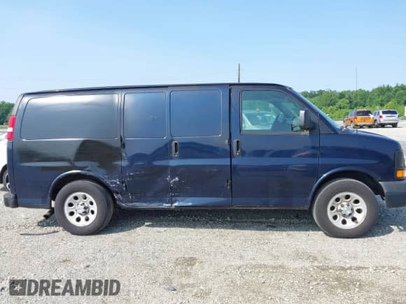 2009 Chevrolet Express Cargo with VIN 1GCFG15X691183218, listed as a IAAI auction lot 42419591 with 181,296 mi miles and . Bid and sale history available at DreamBid. Image 13.