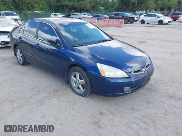 2005 Honda Accord EX-L with VIN 1HGCM56875A069427, listed as a IAAI auction lot 43130491 with 351,722 mi miles and . Bid and sale history available at DreamBid. Image 1.