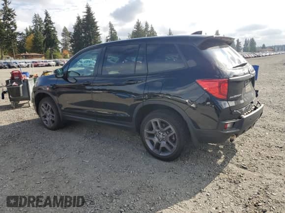2023 Honda Passport EX-L with VIN 5FNYF8H53PB026202, listed as a Copart auction lot 82571405 with 45,325 mi miles and Salvage title. Bid and sale history available at DreamBid. Image 2.
