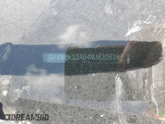 2022 Hyundai Kona SEL с VIN KM8K32AB4NU820833, выставлен на аукционе Copart как лот 65331995 с пробегом 48 465 миль миль и Списание • Salvage title. История ставок и продаж доступна на DreamBid. Изображение 13.