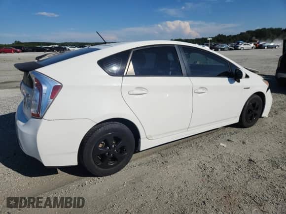 2013 Toyota Prius One with VIN JTDKN3DU3D5576280, listed as a Copart auction lot 63585815 with 101,451 mi miles and Salvage title. Bid and sale history available at DreamBid. Image 3.