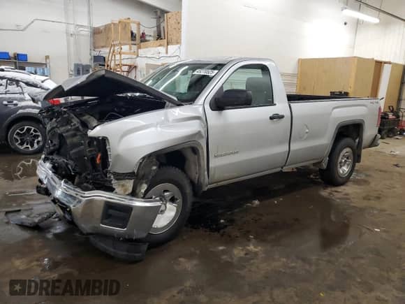 2015 GMC Sierra 1500 с VIN 1GTN2TEC2FZ275152, выставлен на аукционе Copart как лот 45270525 с пробегом 97 775 миль миль и Списание • Salvage title. История ставок и продаж доступна на DreamBid. Изображение 1.