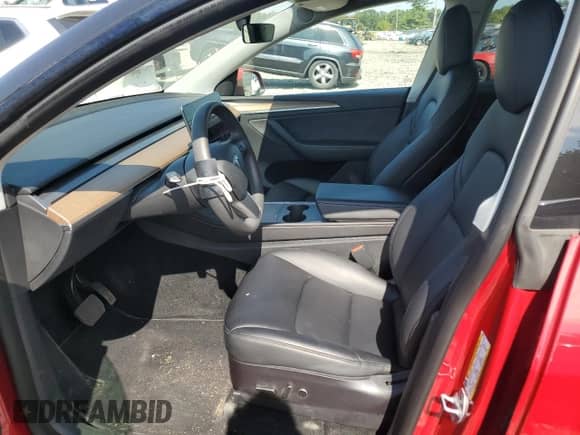 2022 Tesla Model Y Long Range с VIN 7SAYGAEE5NF520862, выставлен на аукционе Copart как лот 80619235 с пробегом 40 401 миль миль и Списание • Salvage title. История ставок и продаж доступна на DreamBid. Изображение 7.